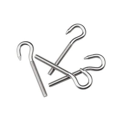 10 Stück M4 Schraube Haken Bolzen 304 Edelstahl Ring Schraube Hakenschrauben Wan