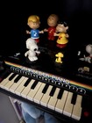 Snoopy Peanuts SCHROEDER PIANO Battery Op. 1985 Vtg Toy Lucy Charlie Brown WORKS — photo 3