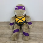 Vintage 1989 TMNT Teenage Mutant Ninja Turtles Playmates Donatello 14" Plush