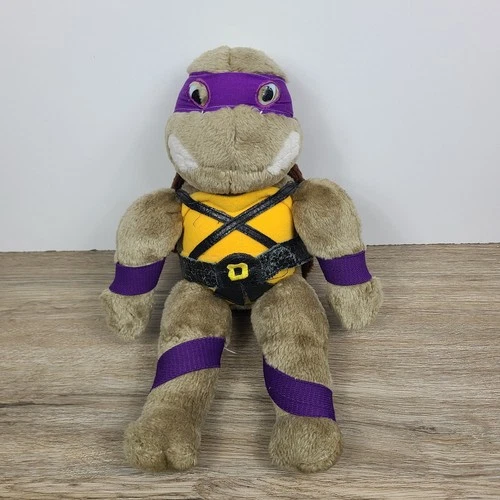 Vintage 1989 TMNT Teenage Mutant Ninja Turtles Playmates Donatello 14" Plush