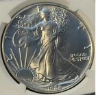1988 1 oz Silver American Eagle NGC MS69 Brilliantly Lustrous and Full Details