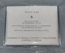 Mary Kay BEAUTY BLOTTERS 75 Tissues Absorb Excess Oil without Disturbing Make-Up