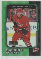2017 O-Pee-Chee Platinum Retro Marquee Rookies Green 41/49 Janne Kuokkanen a3i