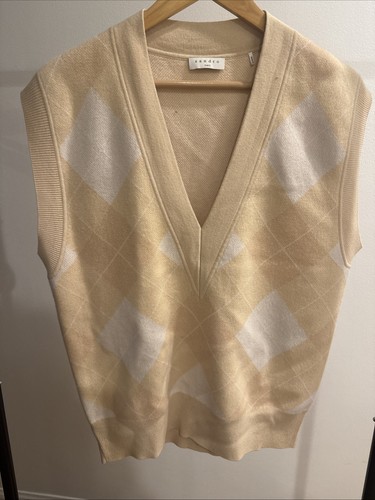Sandro Paris Women’s Vest Size 1 Fits Large Wool Blend