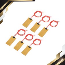 6 x Heater Film Heating Plate 12V 7W Polyimide Adhesive PI Elements Film 50x25mm