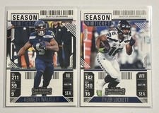 2024 Panini Contenders Tyler Lockett/ Kenneth Walker lll - Seattle Seahawks