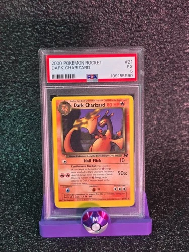 2000 Pokémon Rocket Dark Charizard PSA 5