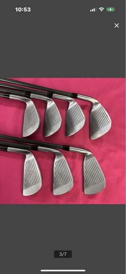 HONMA LB-280 Ladies Iron Set 6-SW(7Clubs) R-1 NEW SUPER LIGHT TITANIUM CARBON - Image 3 of 4