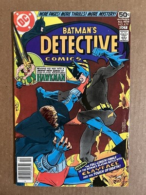 Detective Comics #479 DC Comics 1978 Batman & Hawkman (6/29)