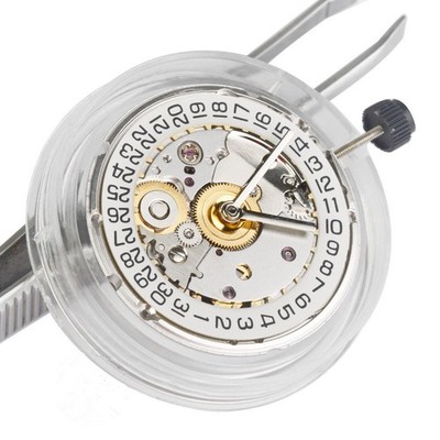 White/Gold Retro Clone 25 Jewels Automatic Watch Movement For ETA 2824 2824-2 Ee
