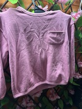 Zara Purple/pink Basic Jumper With Pocket Age 5-6 Years