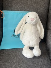 Jellycat Large Bashful Cream Bunny Genuine New With Tags & Dust Bag