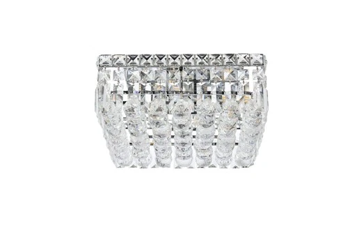 Elegant Lighting Maxime 12" 4 Light Royal Crystal Flush Mount - Picture 3 of 6