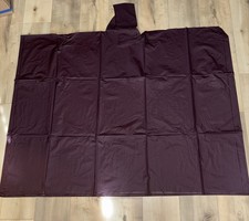 Men  s Vintage Croxton Co PVC Sideline Poncho Maroon Medium Weight One Size