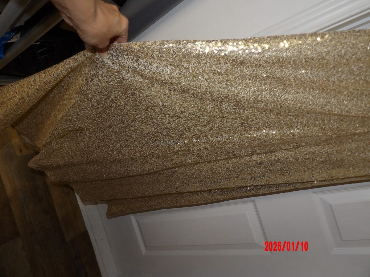 slim fit dress slacks 1940's French Couture Iridescent Ivory & Gold Sequin Silk Goddess Gown main image 1