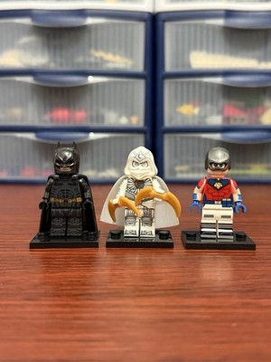 Lego Custom Marvel DC Batman Peacemaker Moonknight Minifigure Lot