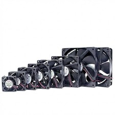 Small Axial Flow Silent Strong Electric Cabinet Cooling Fan 4 to 12cm DC 12V 24V