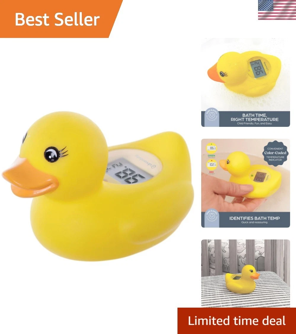 Duck Baby Bath Thermometer – Instant Results, Digital Water & Room Temp Reade...
Opens in a new wind
