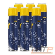 MANNOL 6x 650 ml TEXTILE FOAM POLSTERSCHAUMREINIGER TEPPICH POLSTERREINIGER 