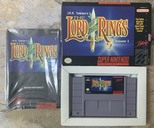 The Lord of The Ring Vol. 1 Complete CIB - Super Nintendo System SNES **GREAT**