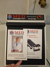 Med Massager MMF07 11-Speed Therapeutic Foot Massager Clean Tested Works Manual