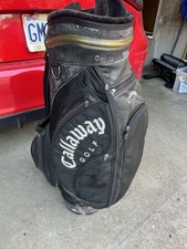 callaway staff Bag, old, all zippers and compartments work, collectors 79.