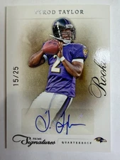 2011 Panini Prime Signatures Platinum #214 Tyrod Taylor Auto /25 Bills Jets