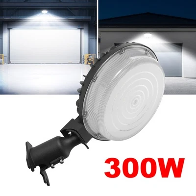 CATINBOW 300W LED Barn Light Dusk to Dawn Lamp Outdoor Yard Street Flood Light waterproof