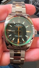 ROLEX Black Dial Milgauss 116400 STAINLESS STEEL 40MM Green SAPHIRE CRYSTAL
