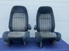 1988-1994 Chevrolet Silverado Gmc Front Seat Two-tone Blue Cloth Pair Oe 5508em 1988-1994 Chevrolet Silverado Gmc Front Seat Two-tone Blue Cloth Pair Oe 5508em