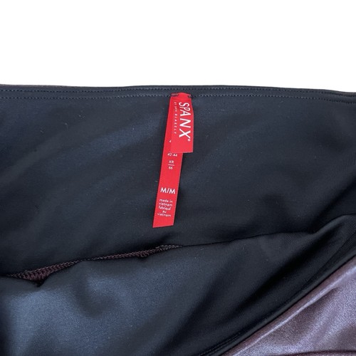 SPANX Kunstleder Leggings Paket 2 schwarz & burgund Damen Medium " - Bild 5 von 9