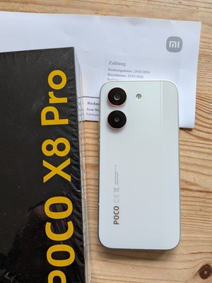 POCO F8 Pro  XIAOMI   8 / 256 GB    white    wie neu    inklusive DHL Versand