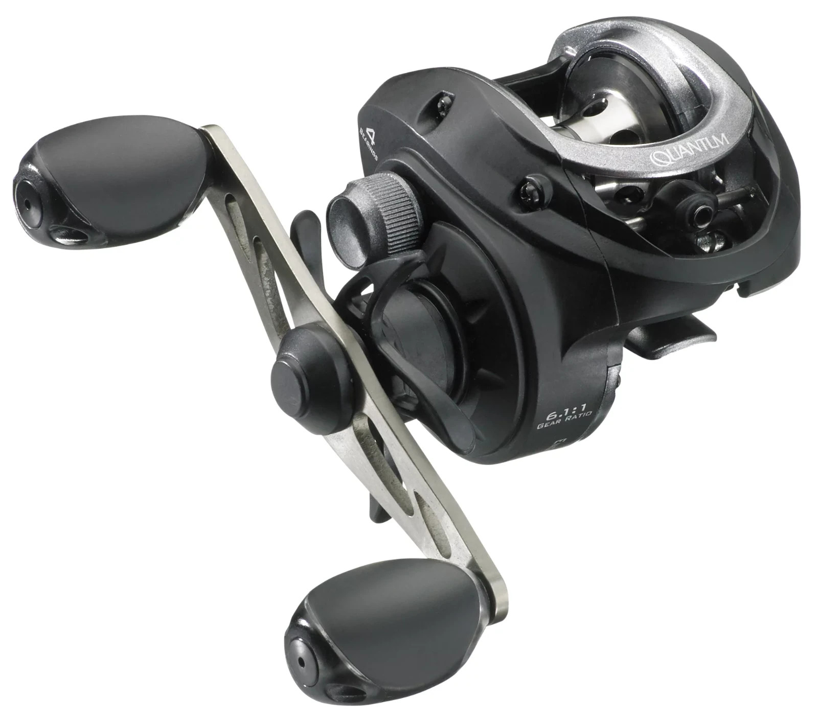 Quantum Nitrous Baitcast Fishing Reel 6.6:1 Ratio Choose LH or RH Retrieve - NEW