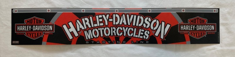 Harley Davidson Dart Throw Line Floor Sticker