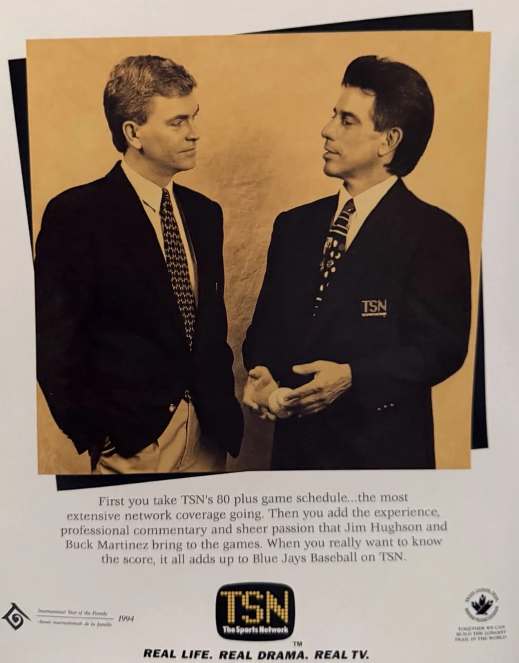 Toronto Blue Jays Official Scorebook- 1994-Roberto Alomar,Buck Martinez, Gillick - Image 2 of 4