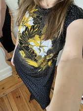 Vintage 80’s Printed Midi Dress- Size EUR 40