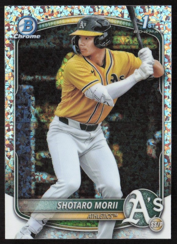 2025 Bowman Chrome Mini-Diamond Refractor Shotaro Morii #BCP-170 GS1