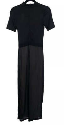 UNIQ MOC TURTLENECK SHORT SLEEVE BLACK WIDE LEG JUMPSUITSIZE: SMALL NWT