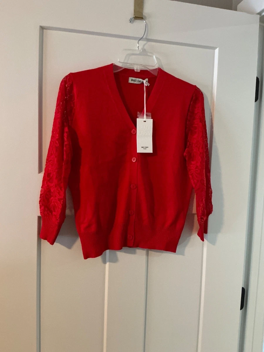 Cardigan Donna GRACE KARIN Leggero, Bicolore, A Maglia Testurizzata, Con Tasche E Bottoni, Autunnale