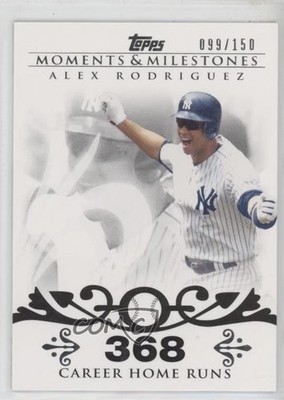 2008 Topps Moments & Milestones 99/150 Alex Rodriguez #1 6o3