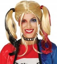 Blonde Pigtail Wig Fancy Dress Party Cosplay Costume Accessory