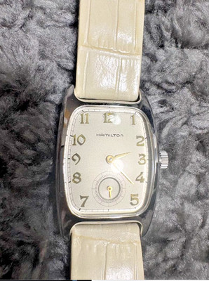 Hamilton Boulton 6265 Damen Quarz Silber Zifferblatt - mit neuem Ersatzarmban...