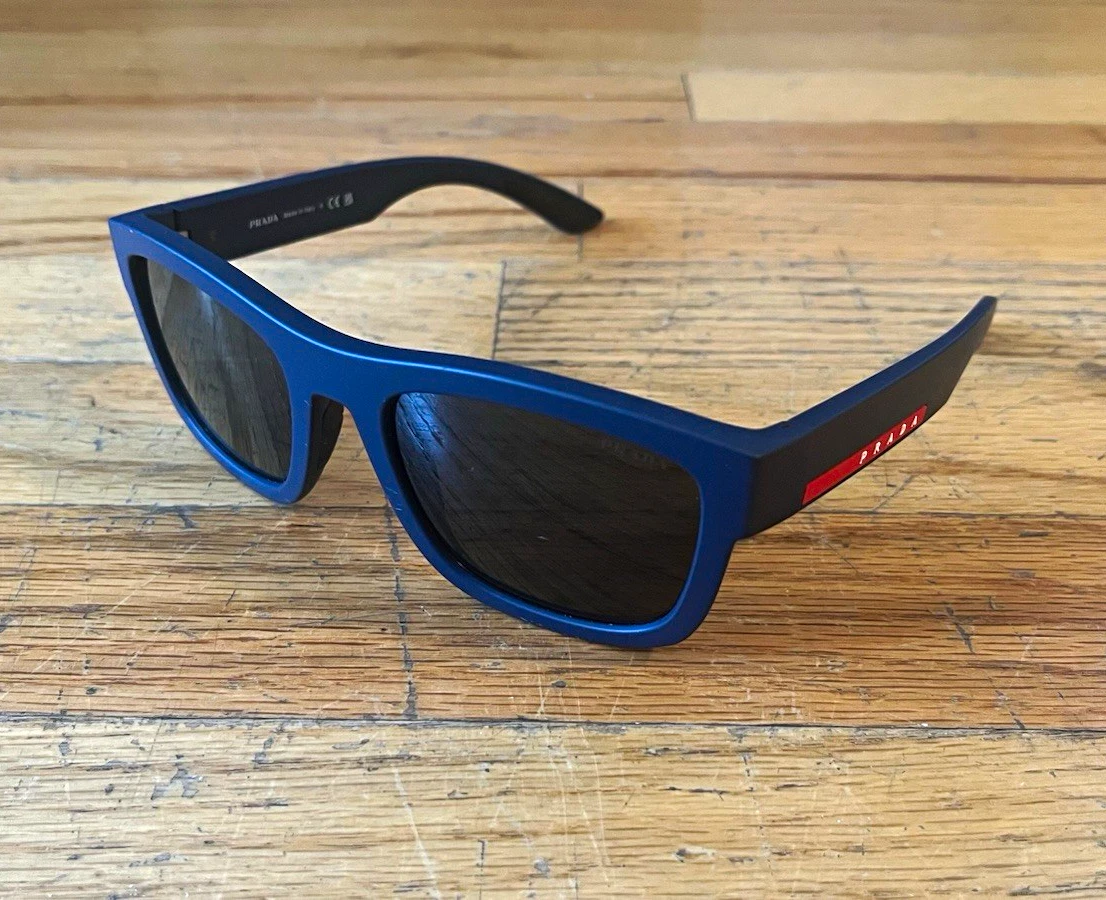 Blue PRADA Sunglasses for Men for sale | eBay