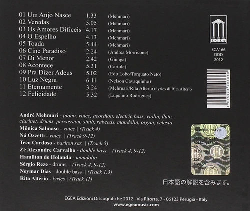 Andre Mehmari Veredas (CD) - Picture 2 of 2