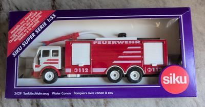 #ad Siku 3429 112 Water Cannon Fire Truck 1 55 Die cast MIB $40.00