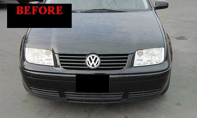 REJILLA CROMADA MOLDURA PARA VW VOLKSWAGEN JETTA 2000 2001 2002 2003 1999-2005 Foto 3 de 4