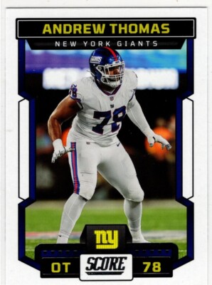 2023 Panini Score Football Andrew Thomas No. 236 New York Giants