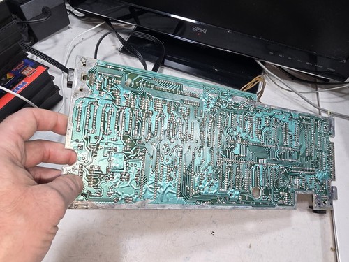 Placa madre exacta Texas Instruments TI-99/4A DONANTE DEFECTUOSO - problema de video - PIEZAS - Imagen 5 de 15