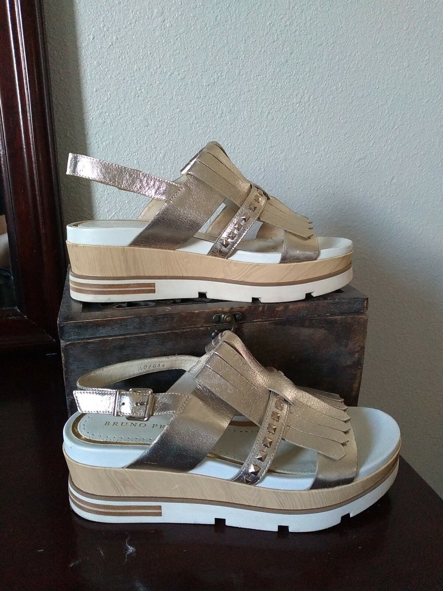 ていました】 BRUNO PREMI Platform sandals 美品 までの