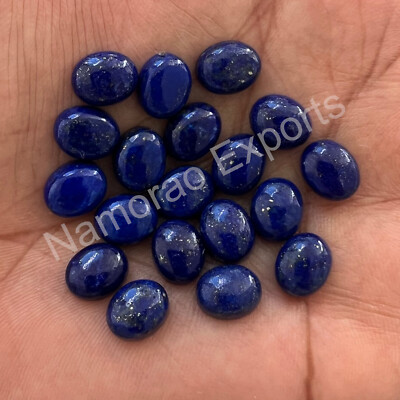 Natural Lapis Lazuli Oval 3x5 mm to 15x20 mm Cabochon Loose Gemstone Lot